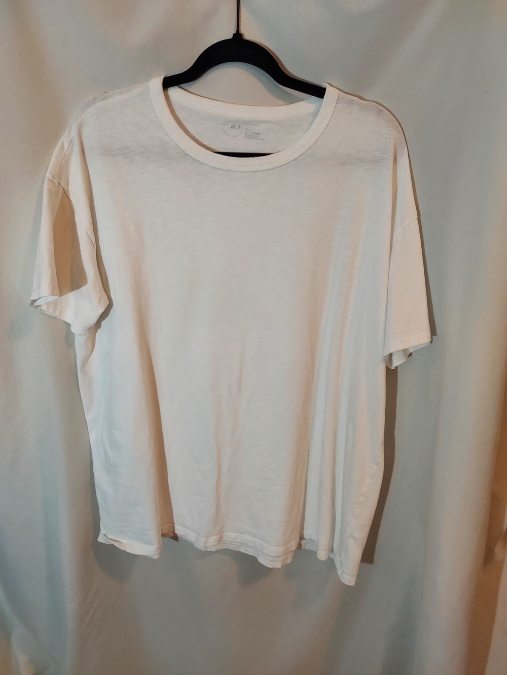 Aerie White Cotton Oversized Crew Boyfriend T-Shirt Size M